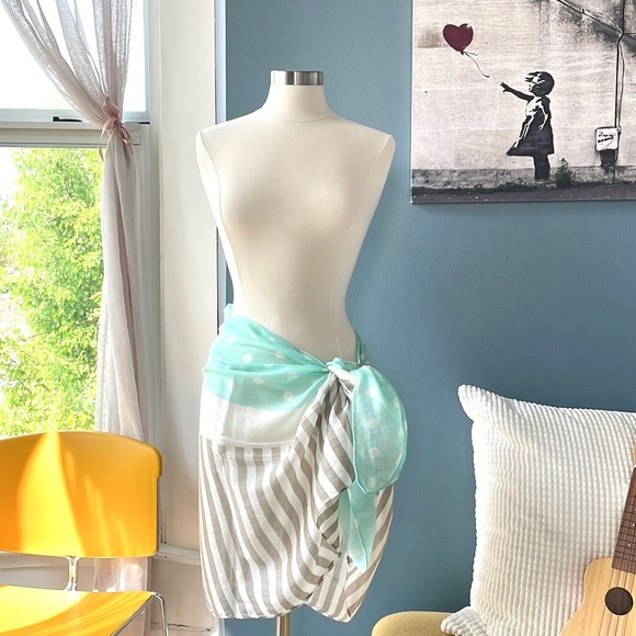 Beach vibes print scarf - Picture 1 of 5